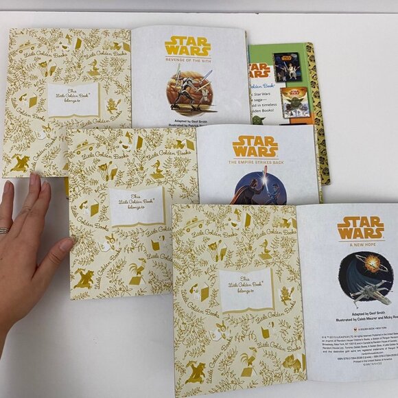 Disney Lucasfilm Little Golden Book Kids Star Wars Set Jedi Sith Hope - Lot of 5 - Picture 7 of 9